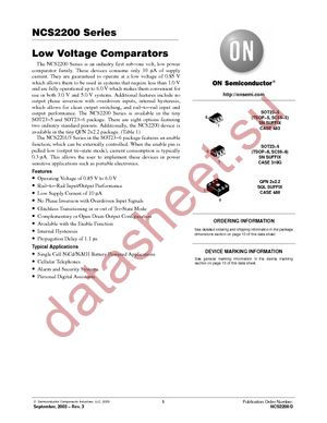 NCS2203SN2T1 datasheet  